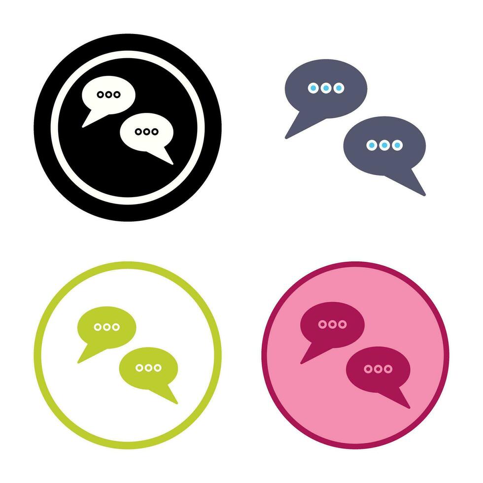 Conversation Bubbles Vector Icon