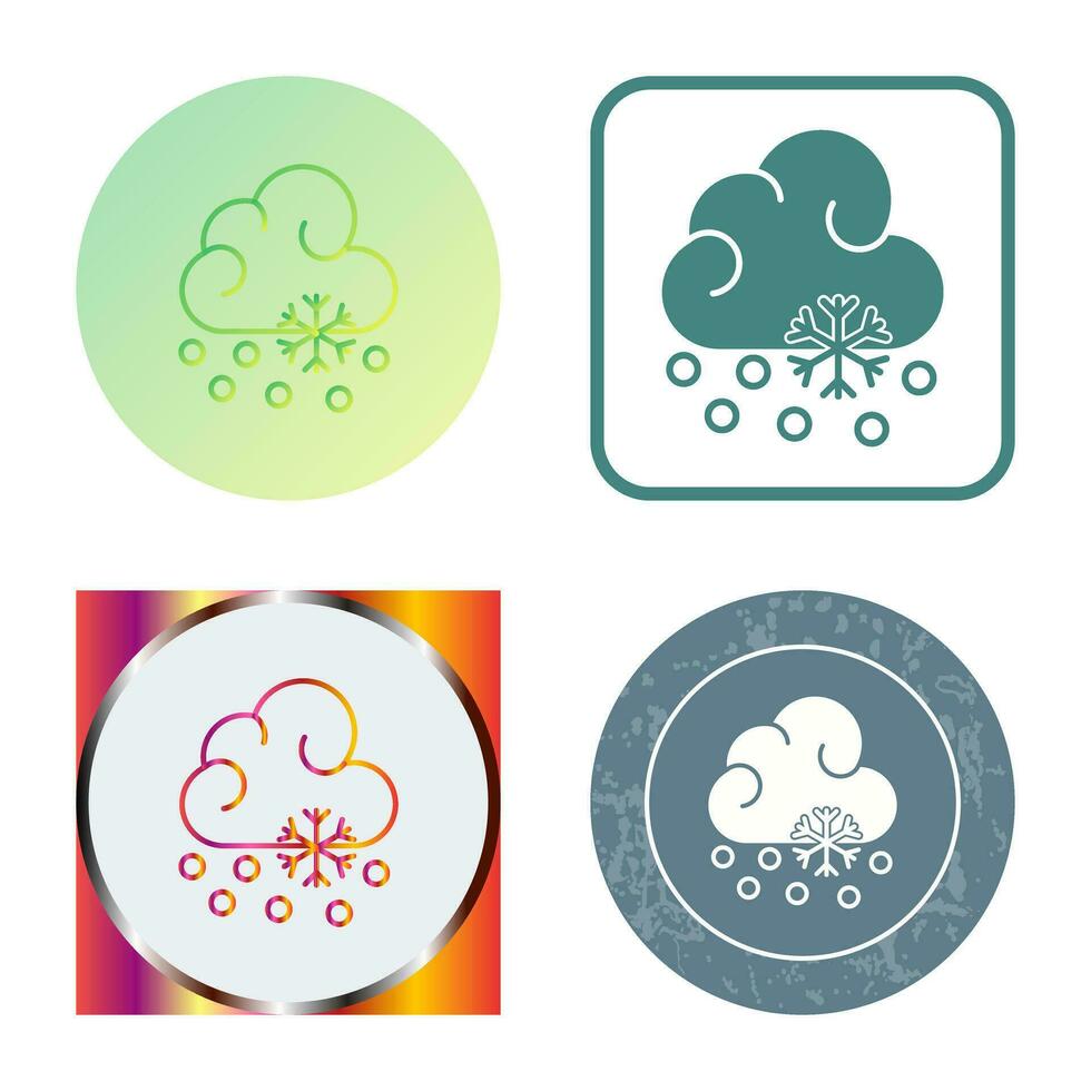 Snow Fall Vector Icon