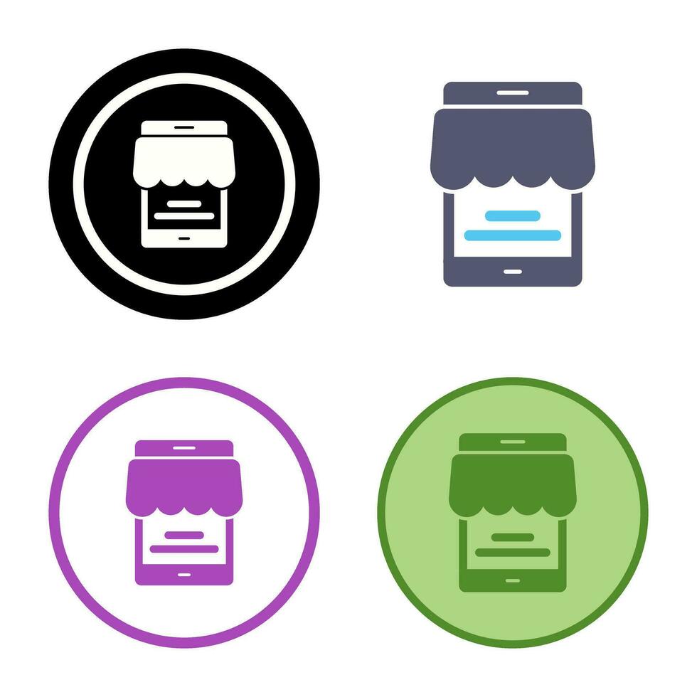Online Store Vector Icon