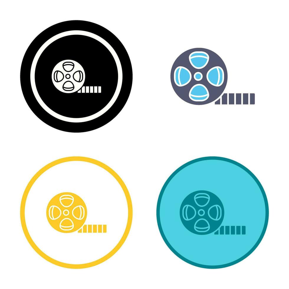 Film Reel Vector Icon