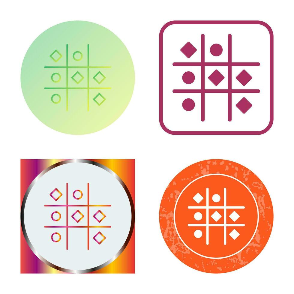 Tic Tac Toe Vector Icon