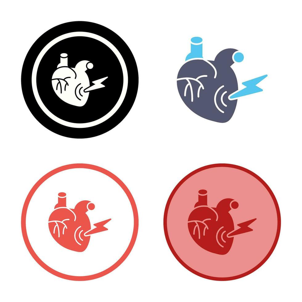 Heart Attack Vector Icon