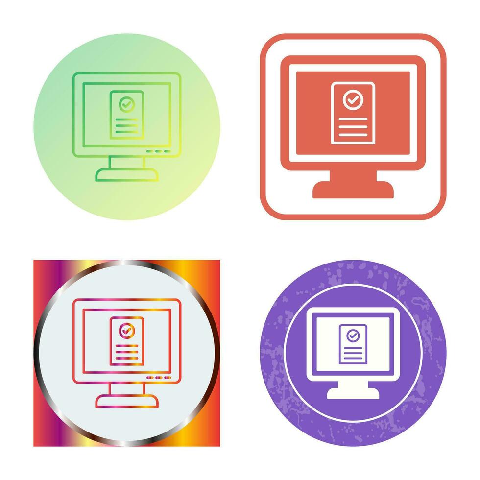 Online appointment Vector Icon