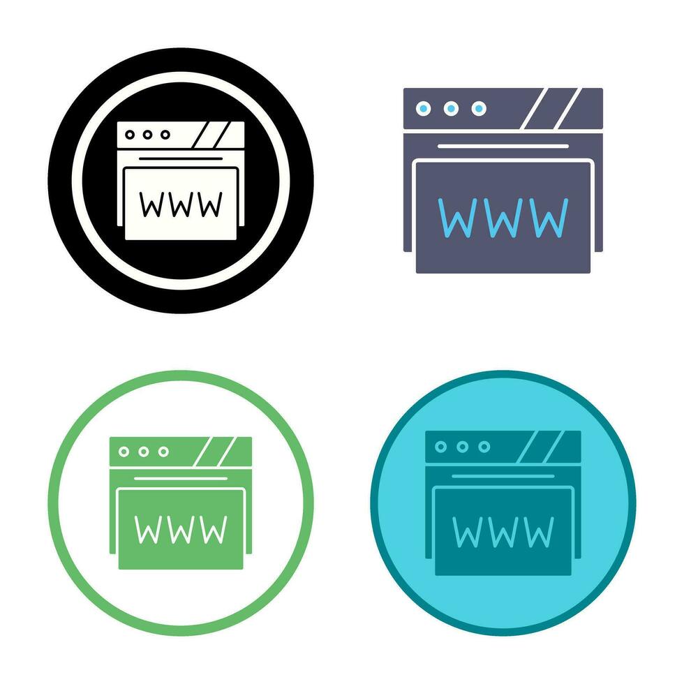 Web Browser Vector Icon