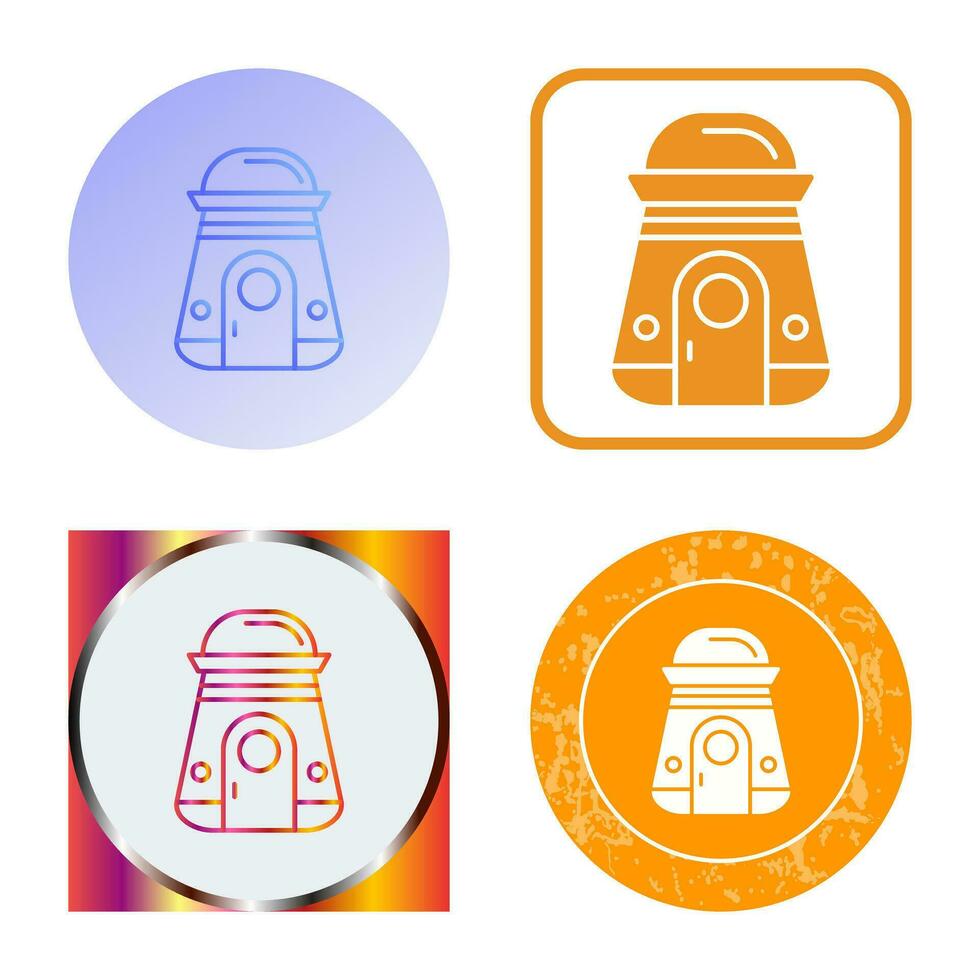 Space Capsule Vector Icon