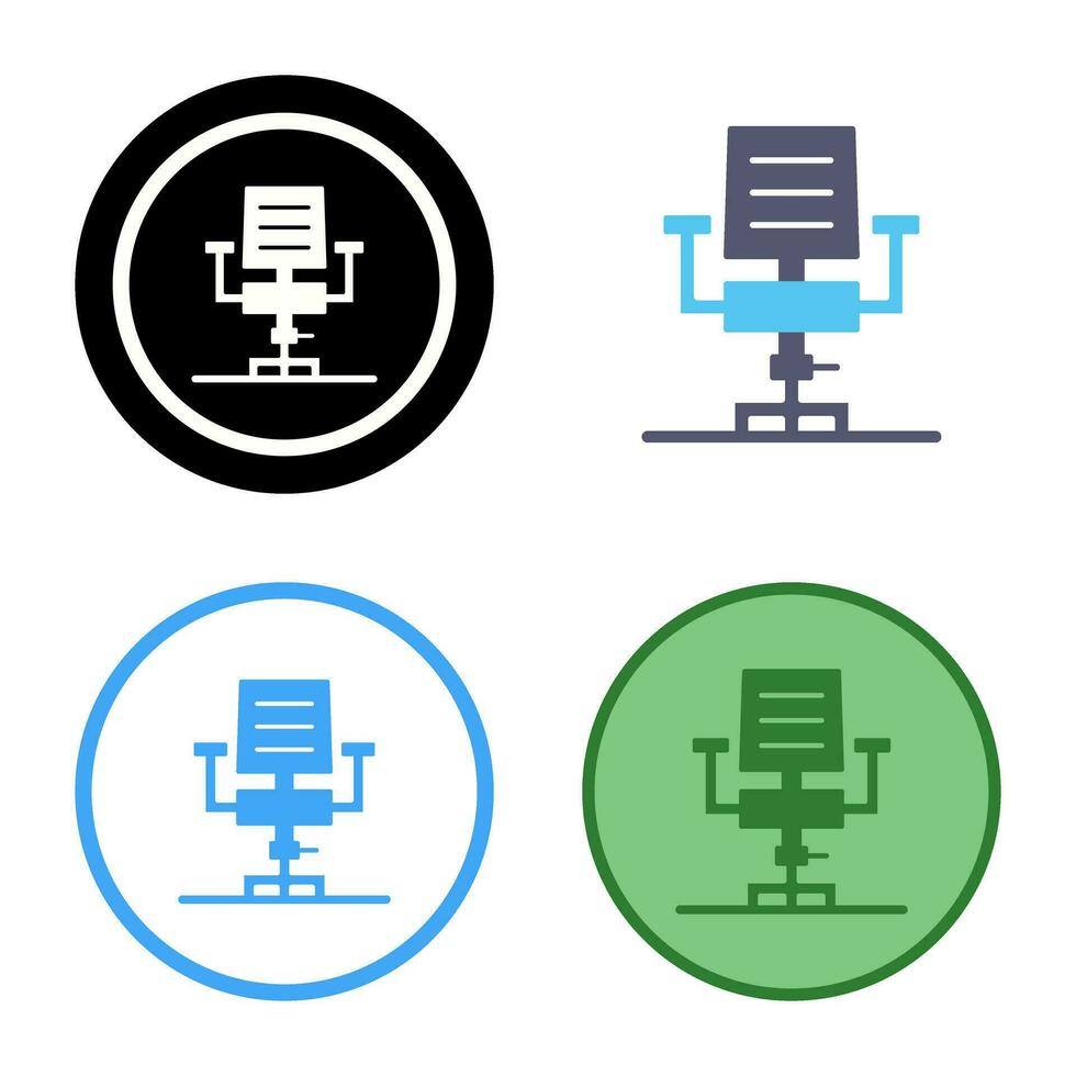 Desk Chair Vector Icon