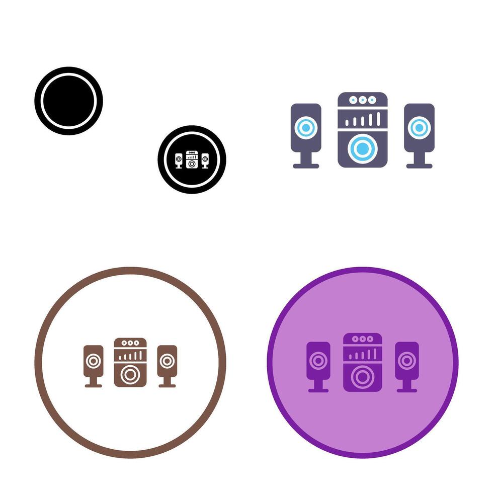 Sound System Vector Icon