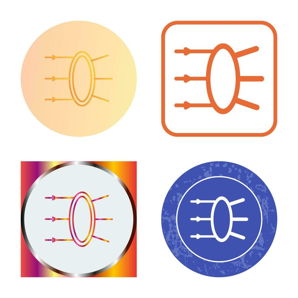 Refraction Vector Icon