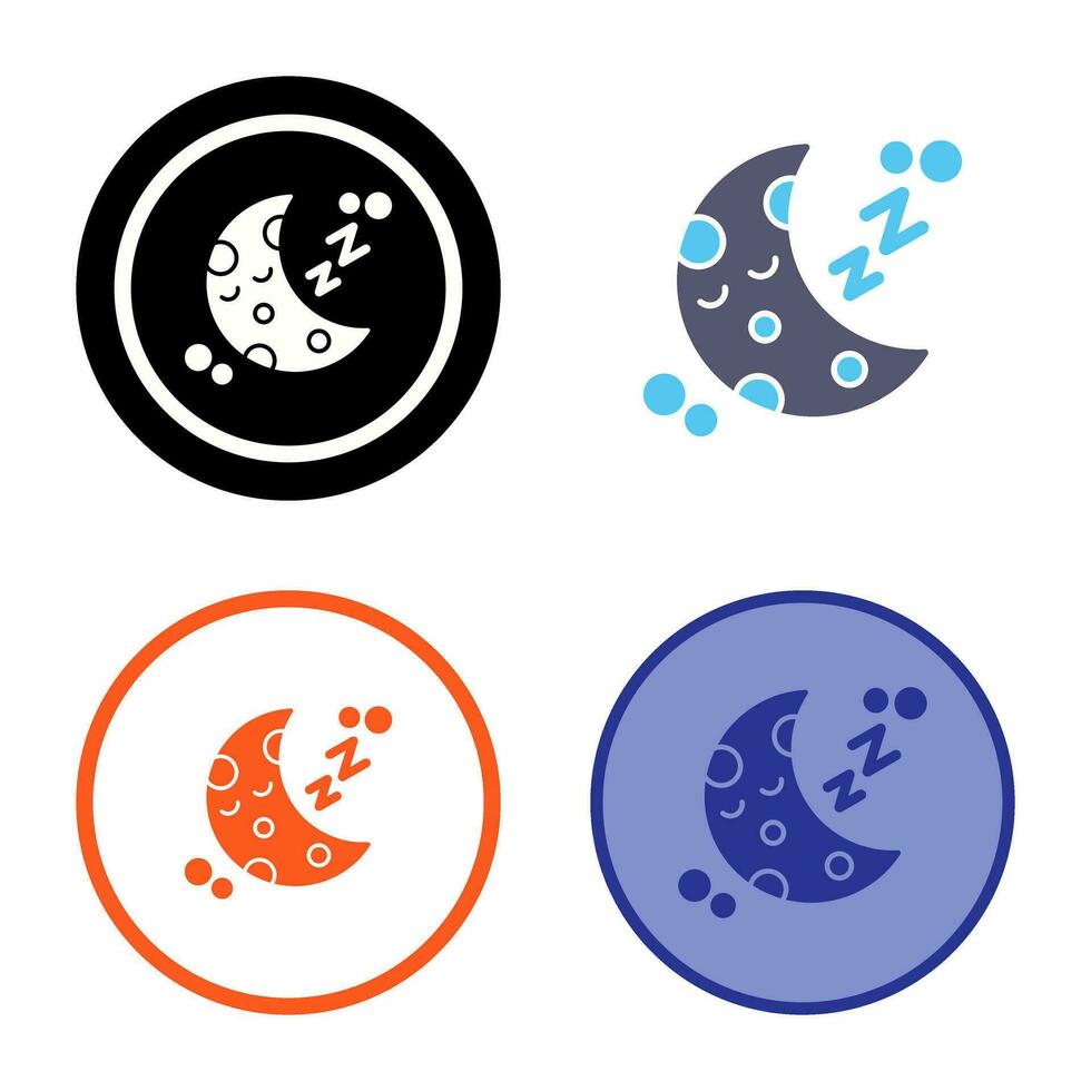 Sleeping Vector Icon