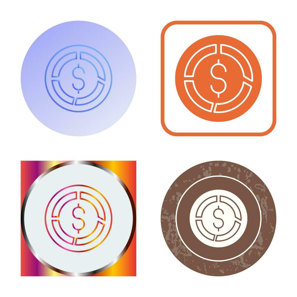 Pie Chart Vector Icon