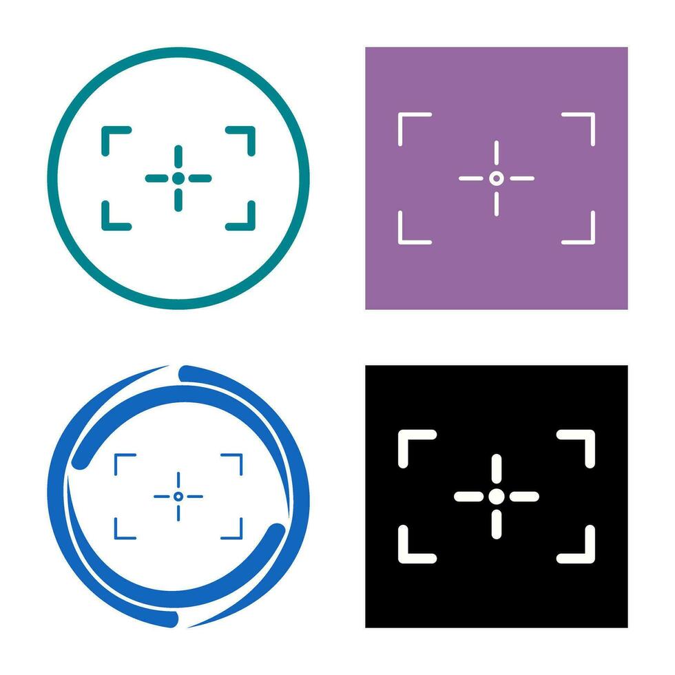 Unique Focus Vector Icon