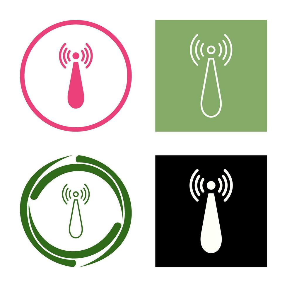 Non Ionizing Radiation Vector Icon