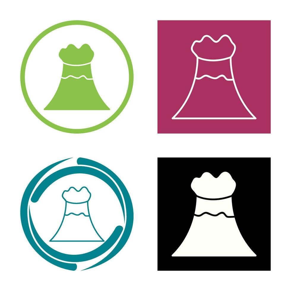 Volcano Vector Icon