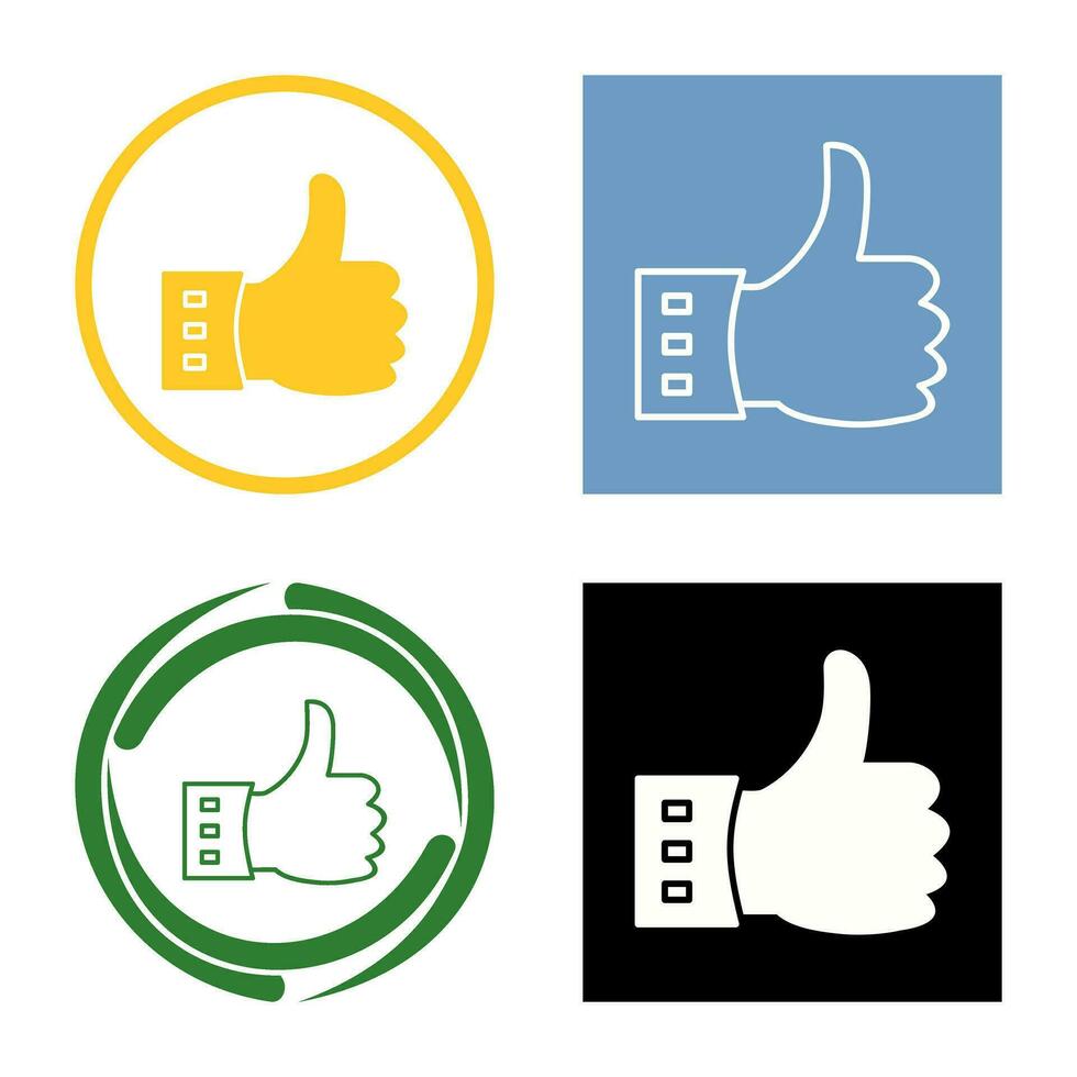 Unique Like Vector Icon