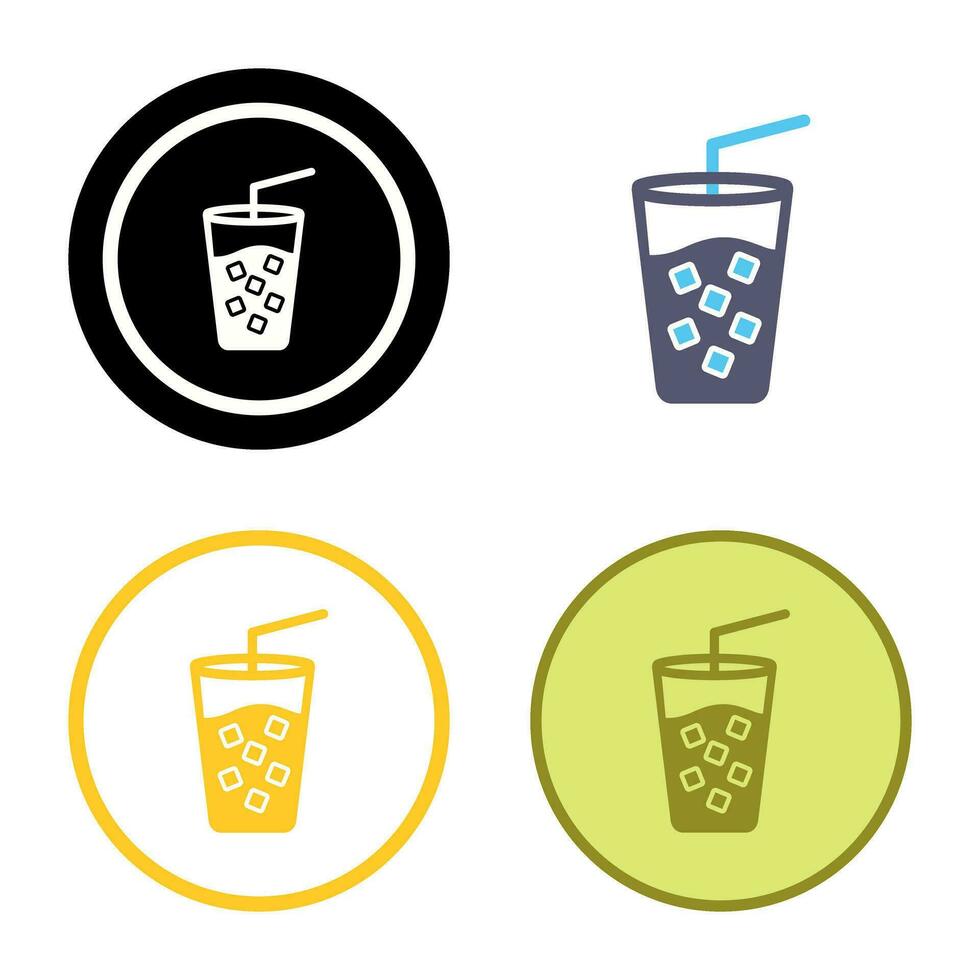 Cold Drink Vector Icon