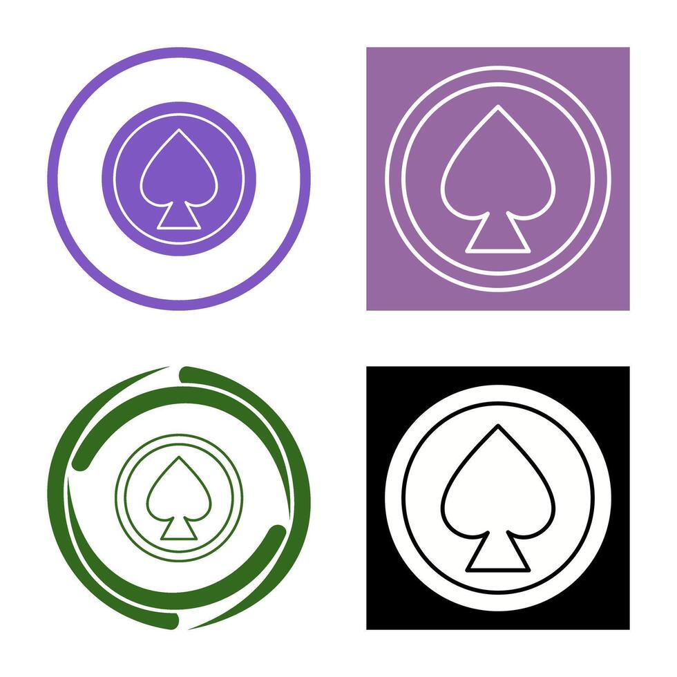 Unique Spade Vector Icon