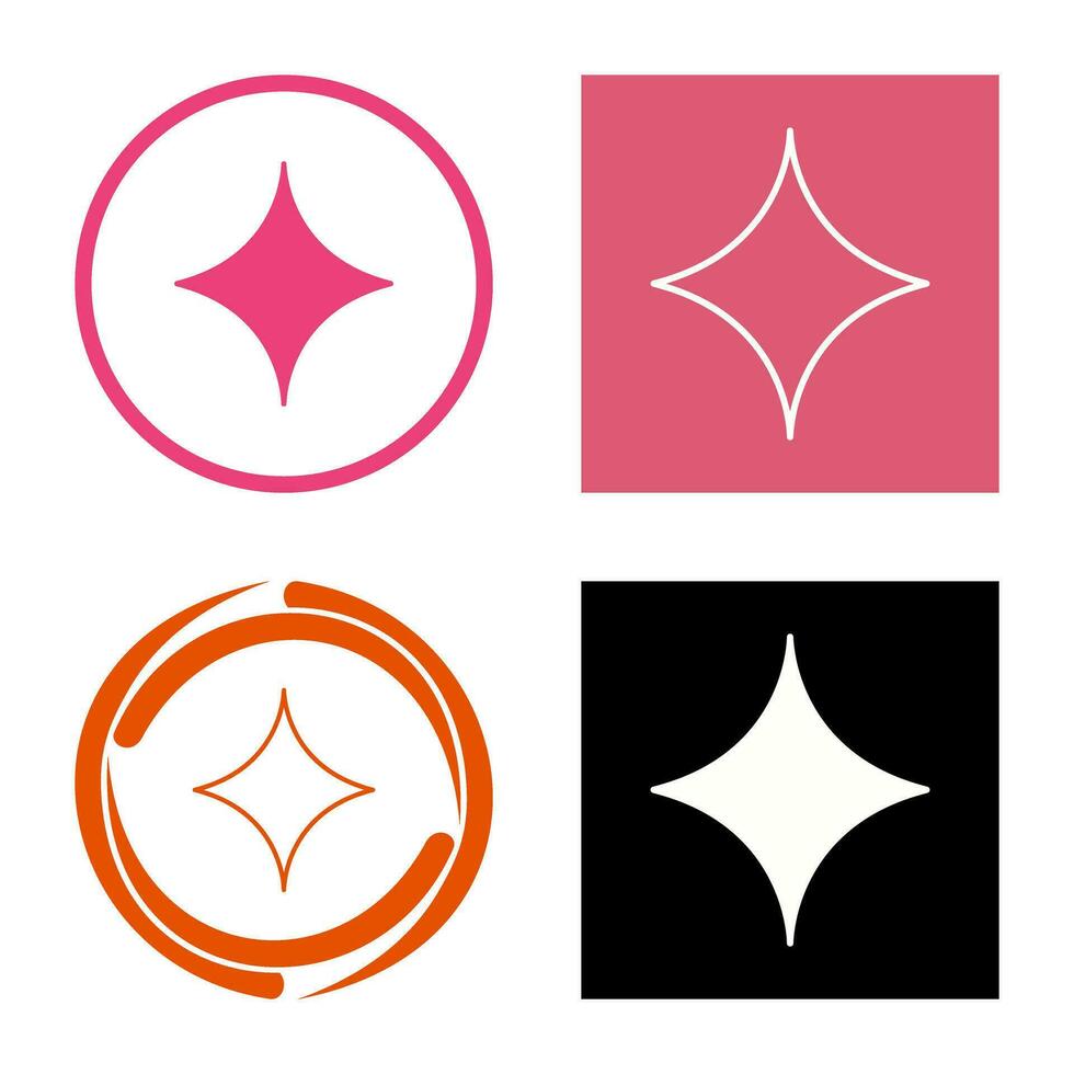 Unique Diamond Vector Icon