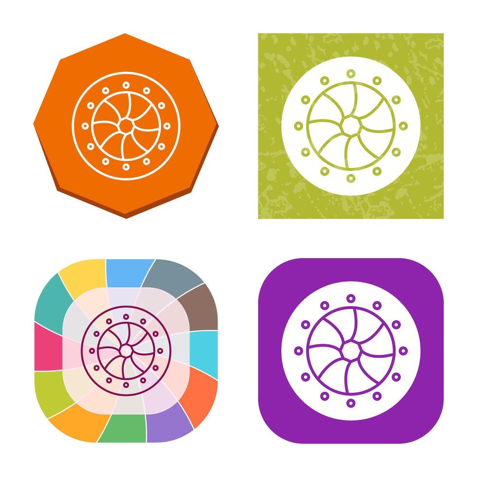 Unique Optical Diaphram Vector Icon