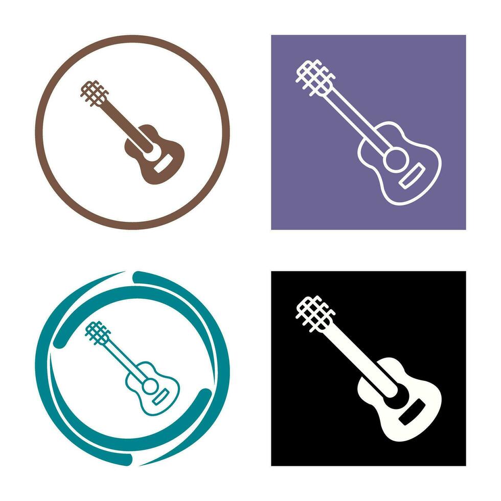 icono de vector de guitarra