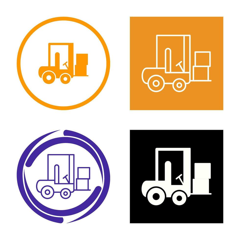 Forklifter Vector Icon