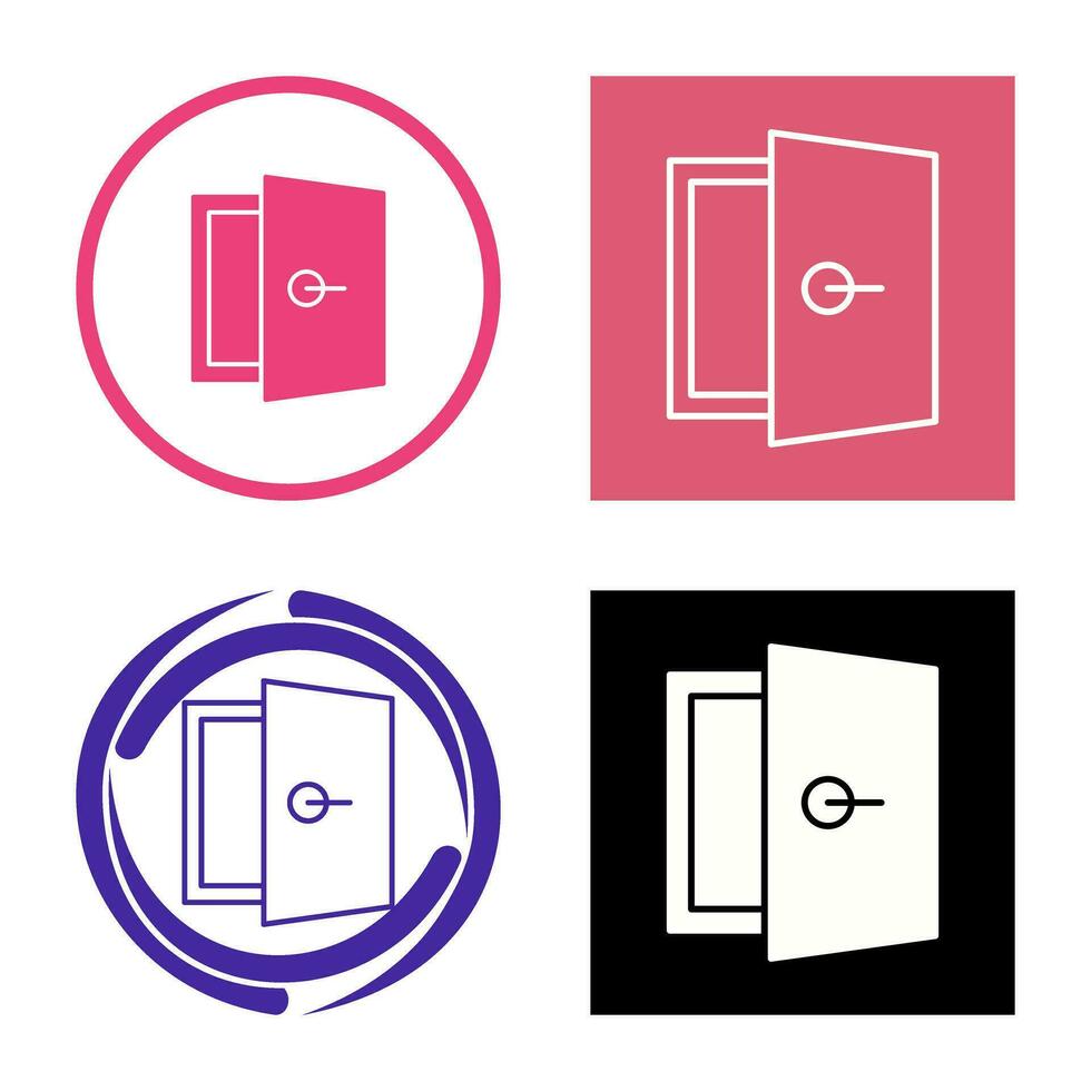 icono de vector de puerta