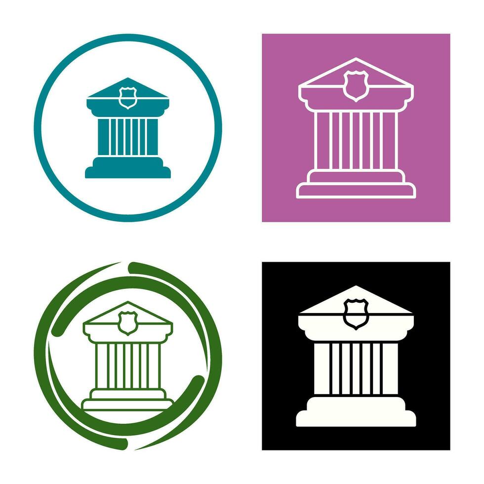 Courthouse Vector Icon