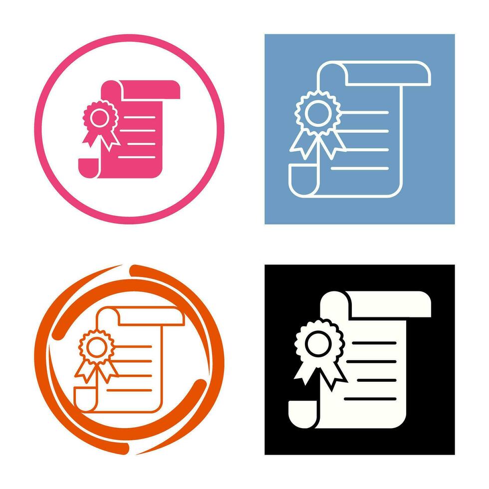 Legal Paper Vector Icon