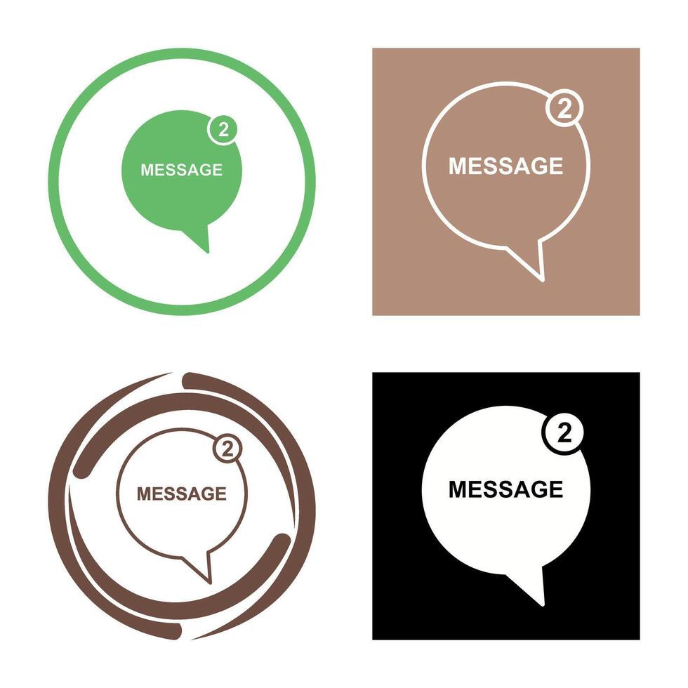 Message Bubbles Vector Icon