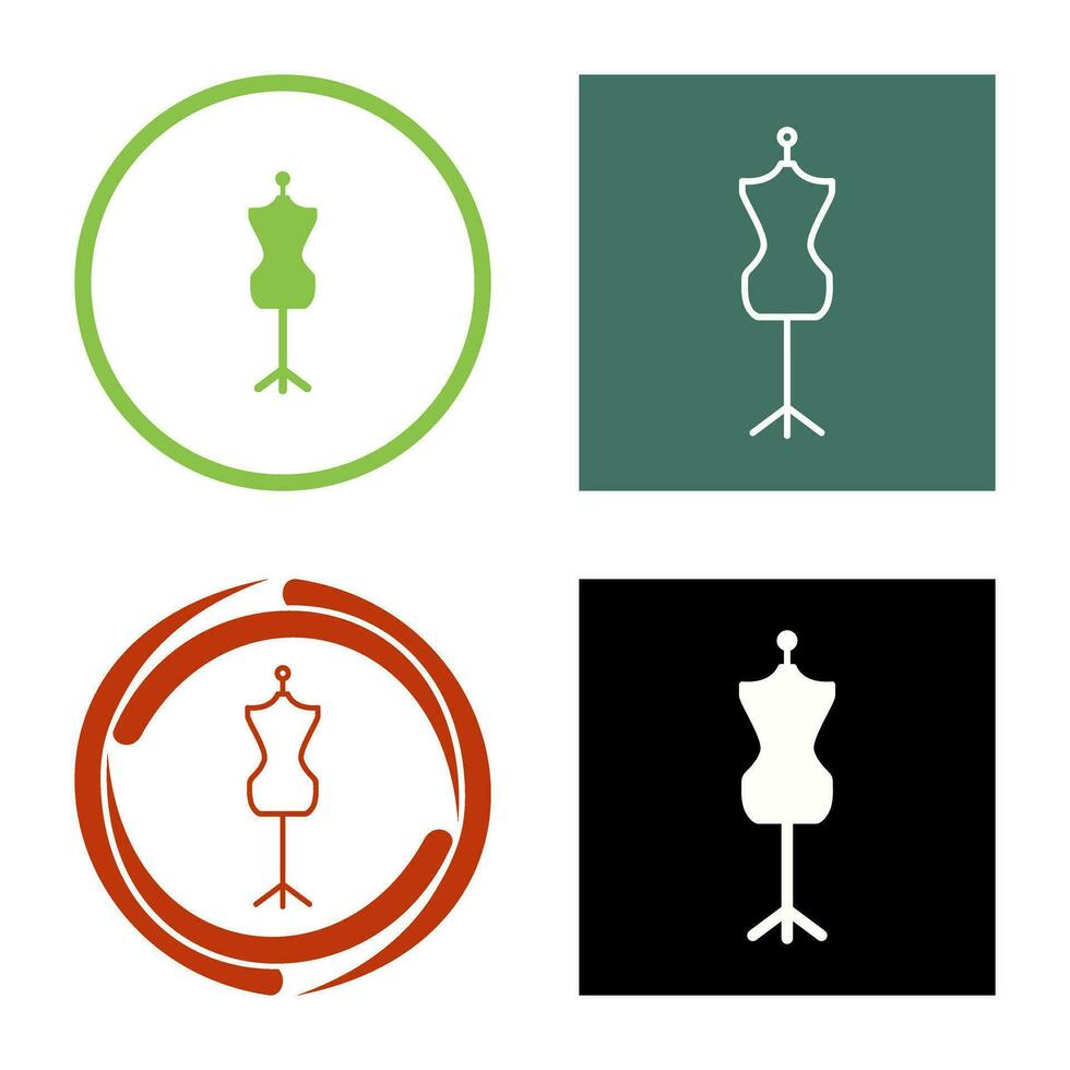 Dress Holder Vector Icon