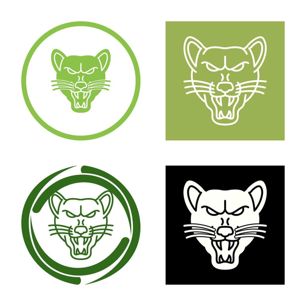 icono de vector de lobo