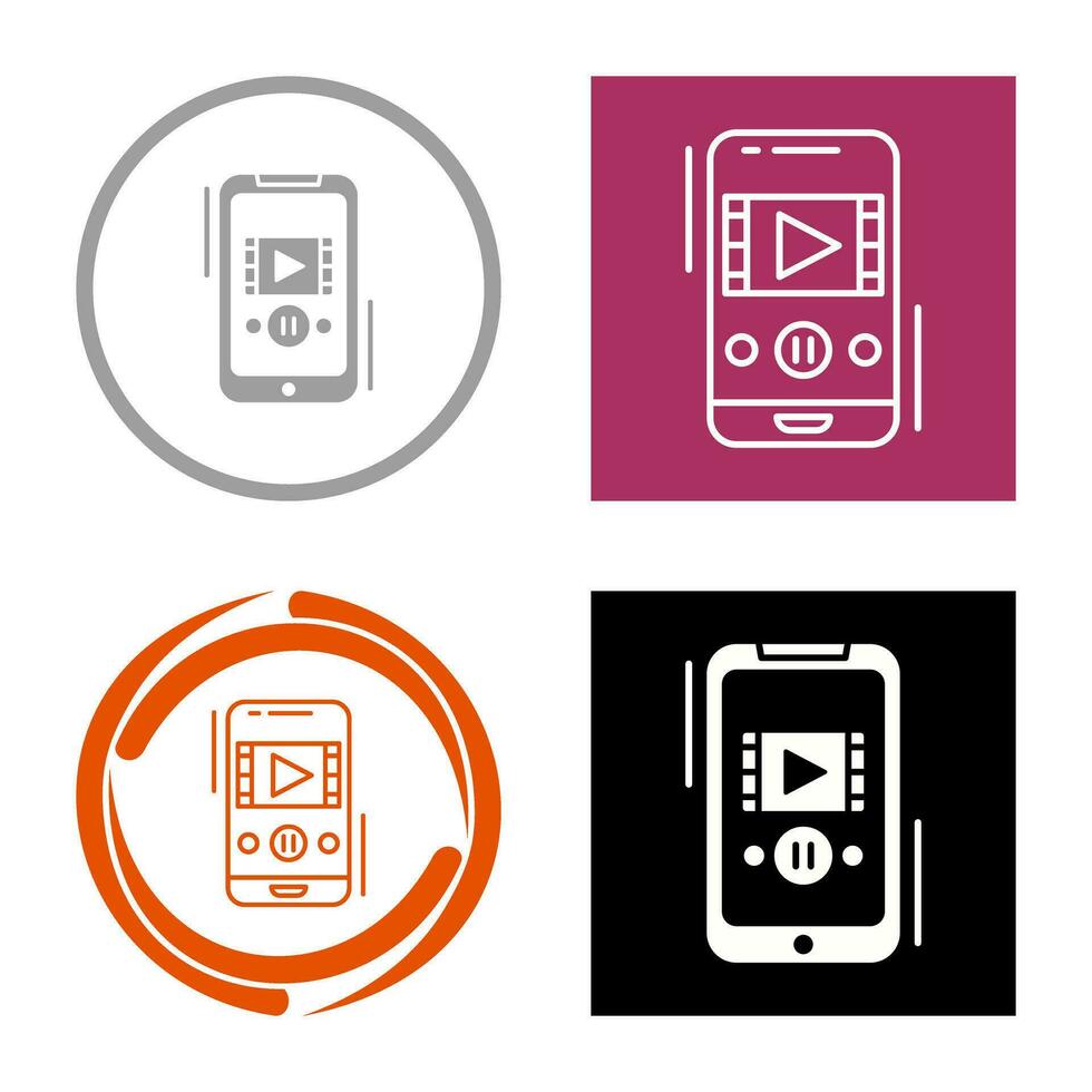 Video Recorder Vector Icon