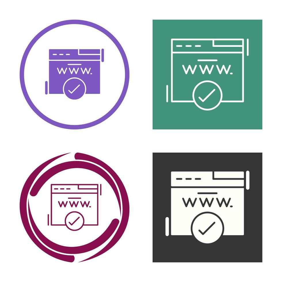Domain Vector Icon