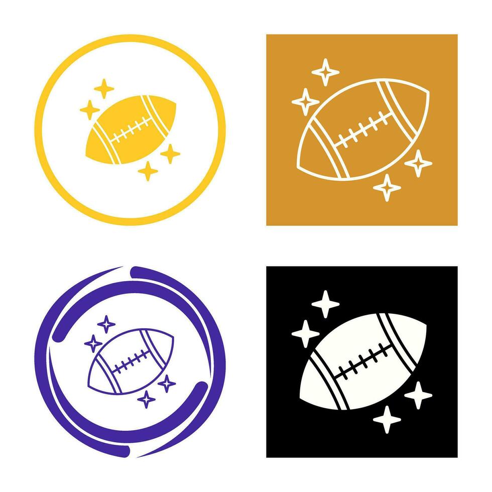 icono de vector de rugby