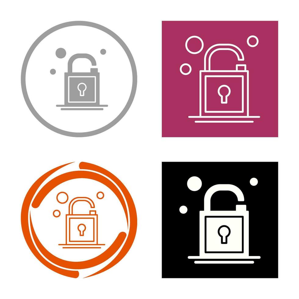 Open Lock Vector Icon