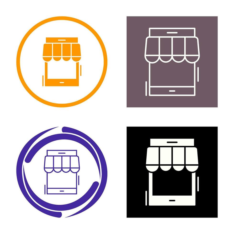 Online Shop Vector Icon