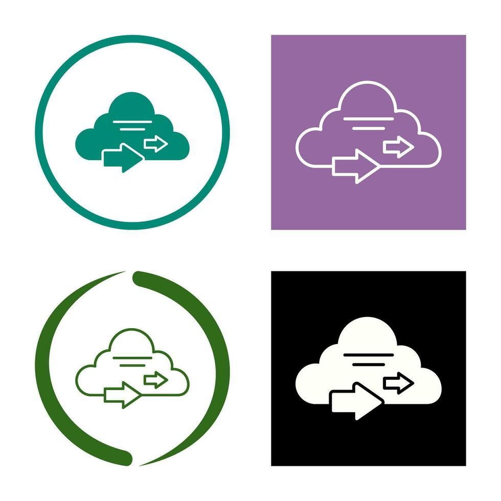 Cloud Computing Vector Icon