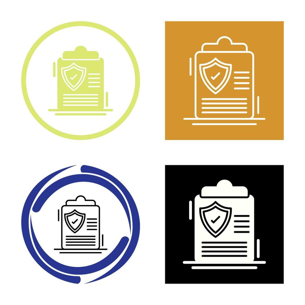 Protection Policy Vector Icon