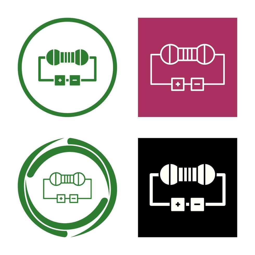 Resistor Vector Icon