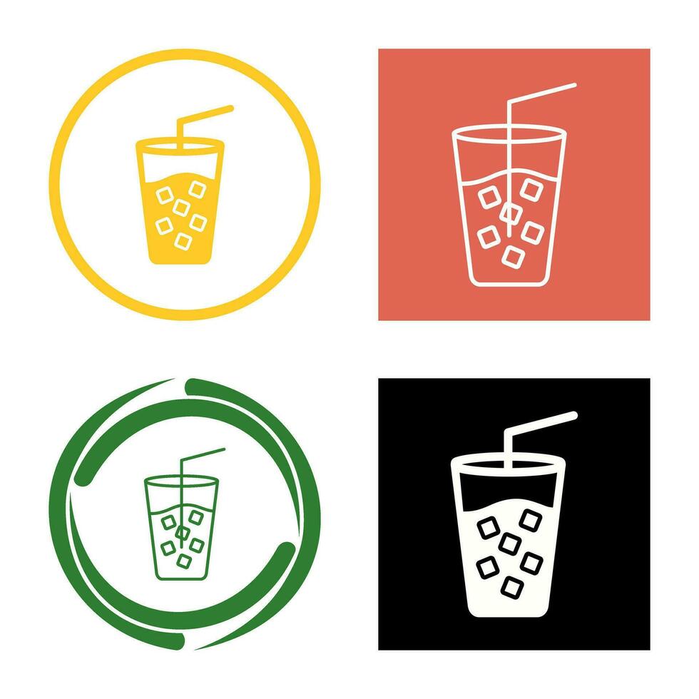 Cold Drink Vector Icon