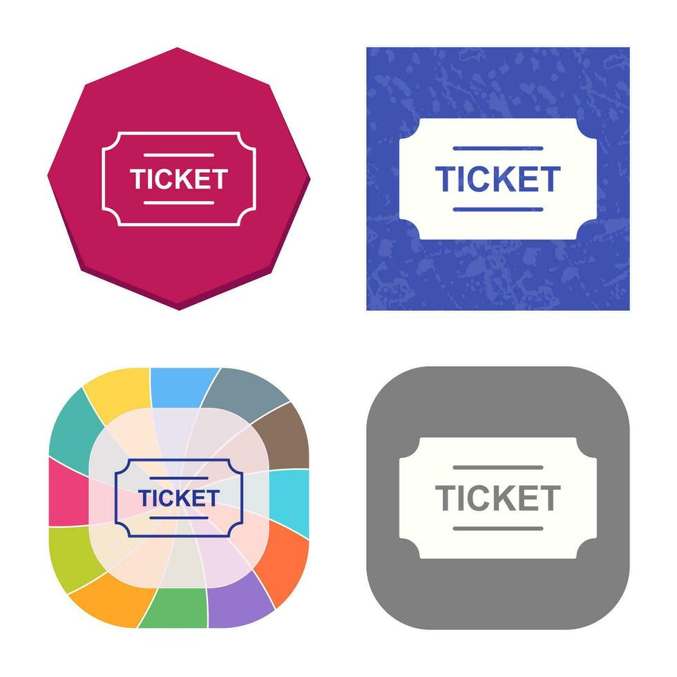 Tickets Vector Icon