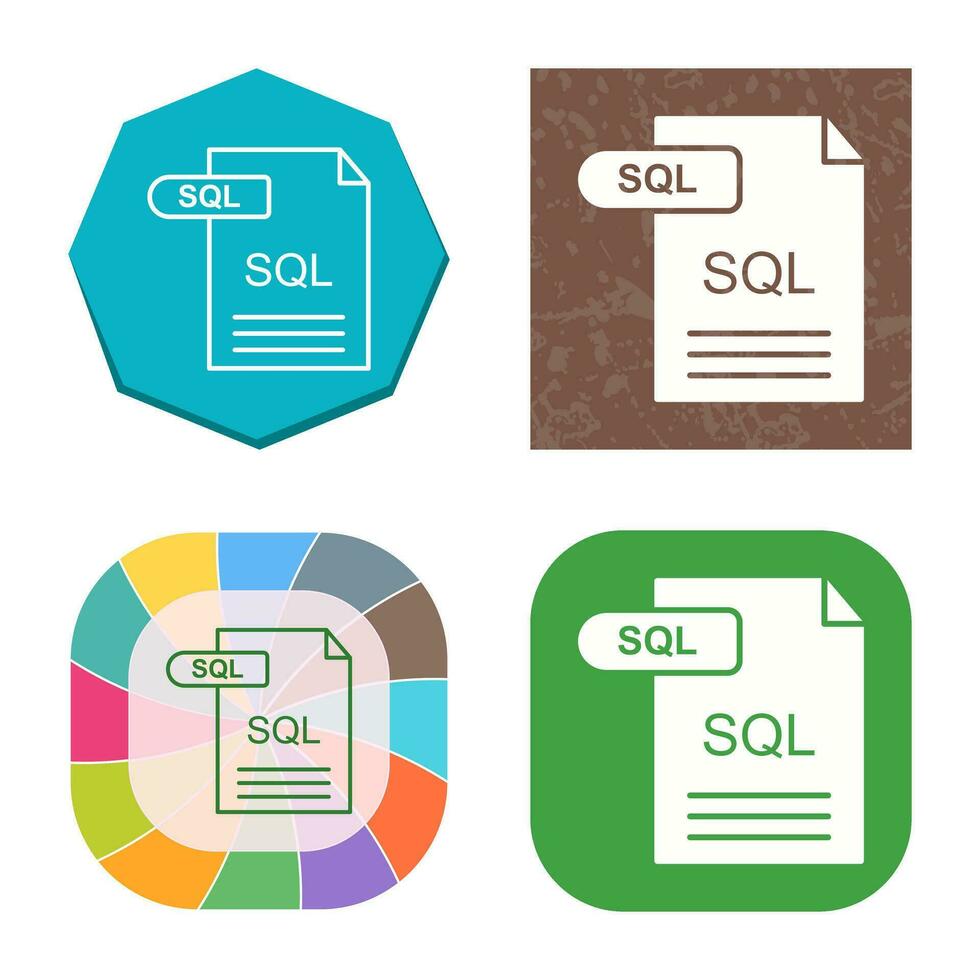 SQL Vector Icon 34691540 Vector Art at Vecteezy