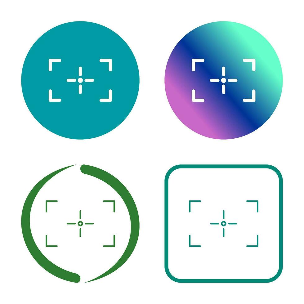 Unique Focus Vector Icon
