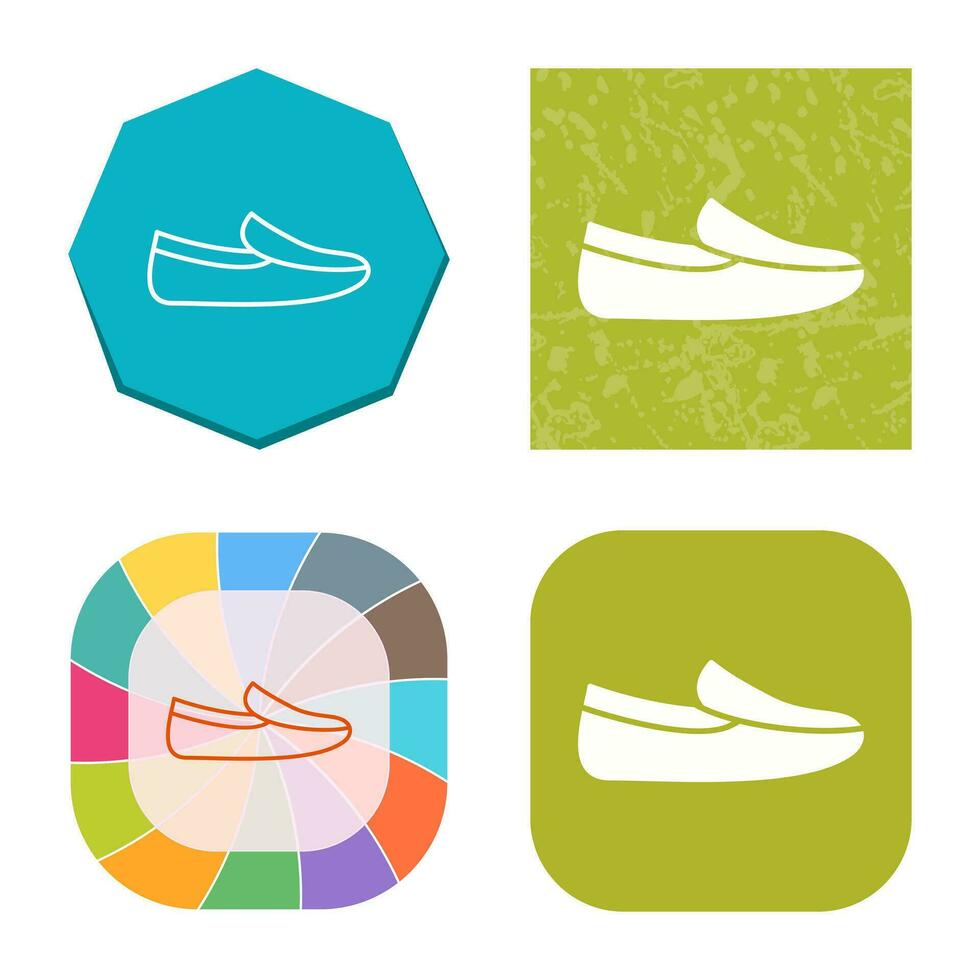 Men's Loafers Vector Icon