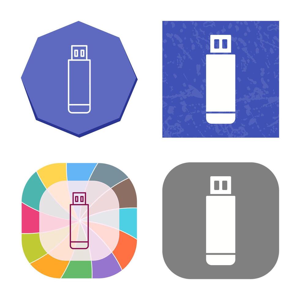 USB Drive Vector Icon