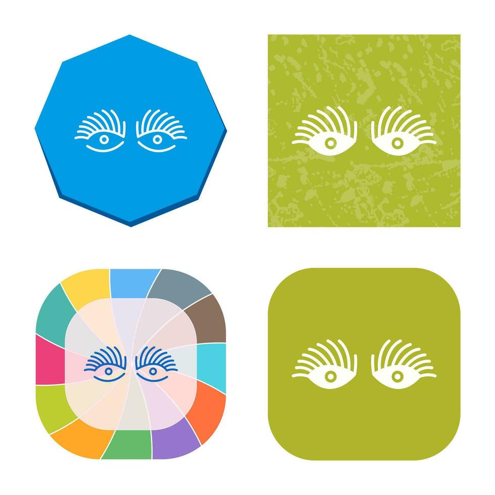 Longlashes Vector Icon