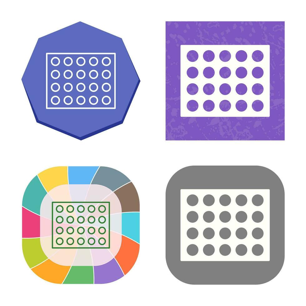 Colored Palette Vector Icon