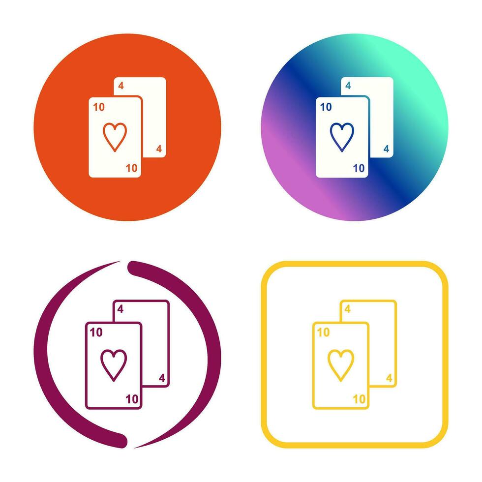 Playing Cards Vector Icon