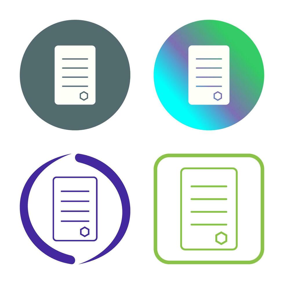 Unique Reports Vector Icon
