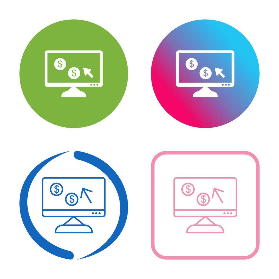 Unique Pay Per Click Vector Icon