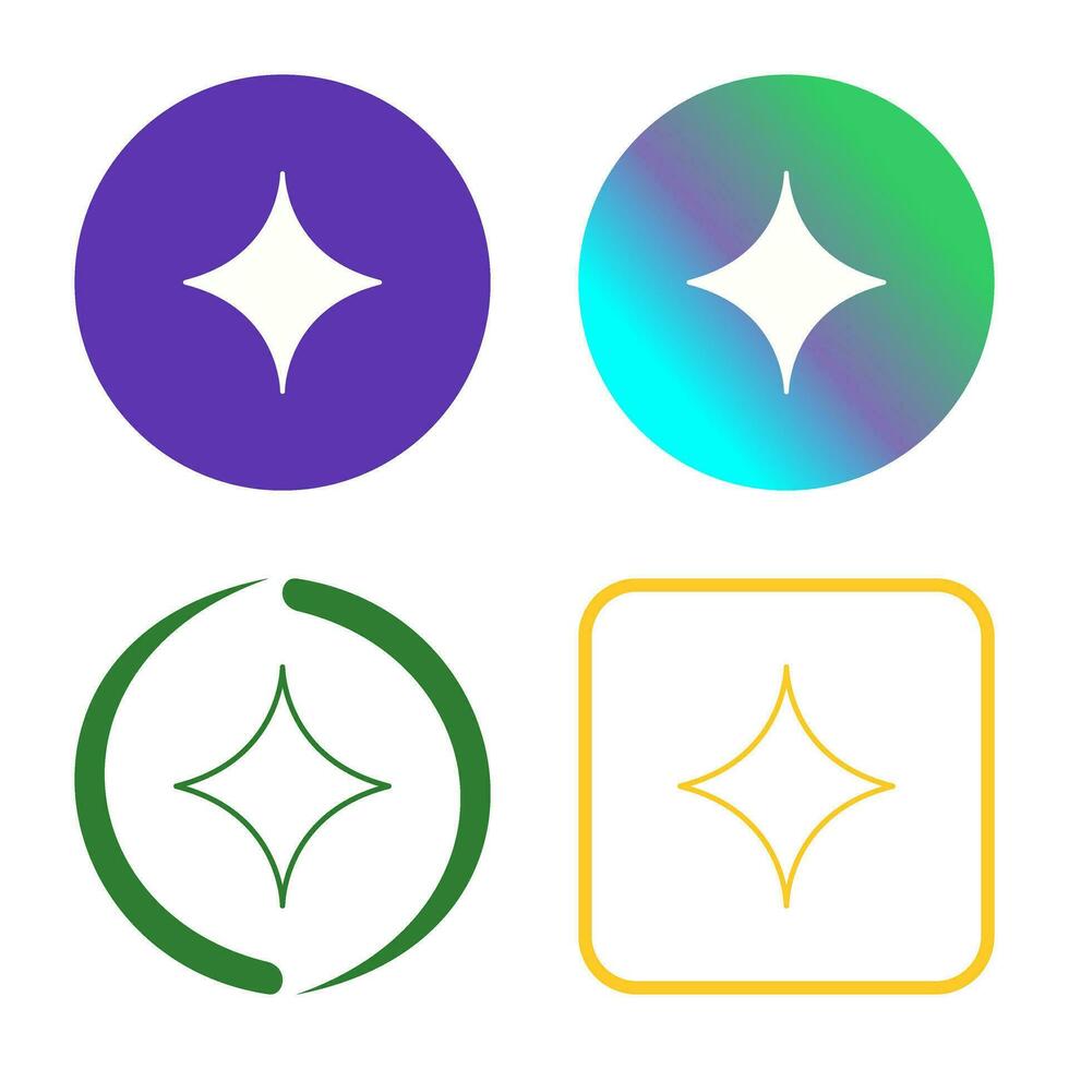 Unique Diamond Vector Icon